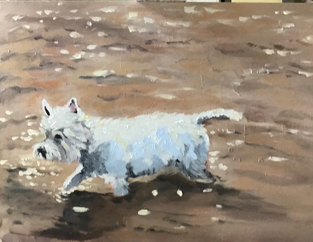 MollyPaddling Pet Portrait